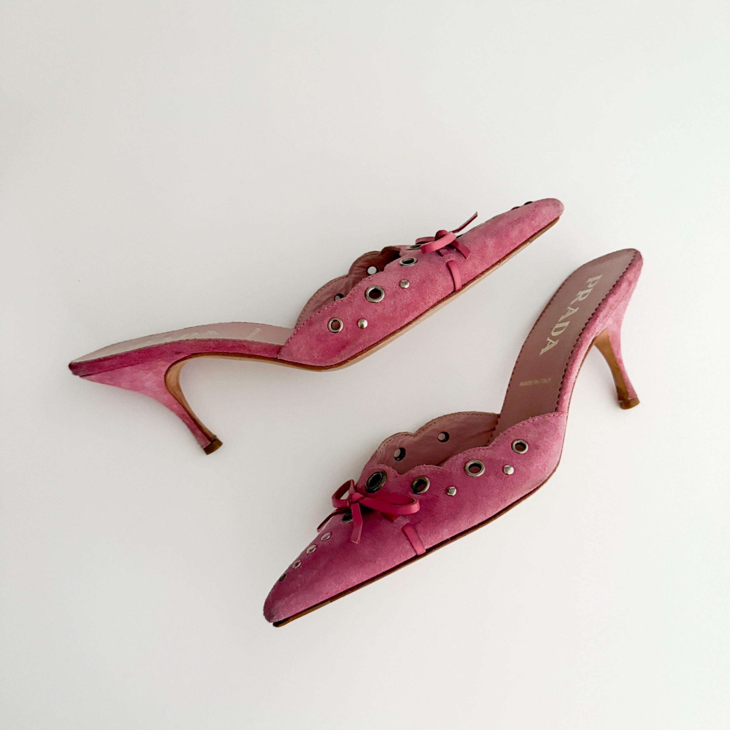 Valentino Garavani Pearlescent Flower Leather Sandal Heels (IT 36